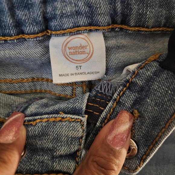 Wonder Nation Denim Jeans with Star Accent - Picture 6 of 15